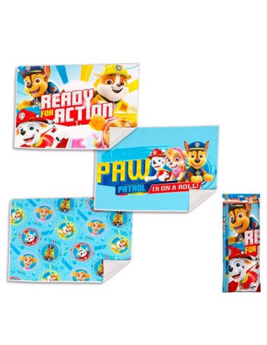 Set of 3 Paw Patrol cotton napkins 4MPW16663 Futurart | Futurartshop.com