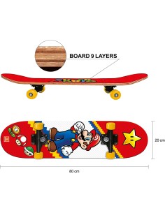 Super Mario Skateboard MON28625 Mondo | Futurartshop.com