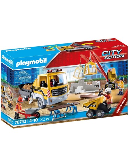 PlayMobil City Action 70742 - Cantiere Edile PLA70742 Playmobil | Futurartshop.com