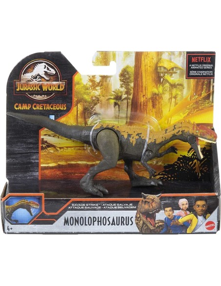 Jurassic World-Monolophosaurus wild attack ROCGCR54/GVG51 Mattel | Futurartshop.com
