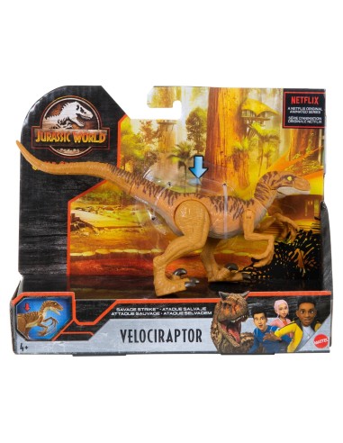 Jurassic World-Velociraptor wild attack ROCGCR54/HBX32 Mattel | Futurartshop.com