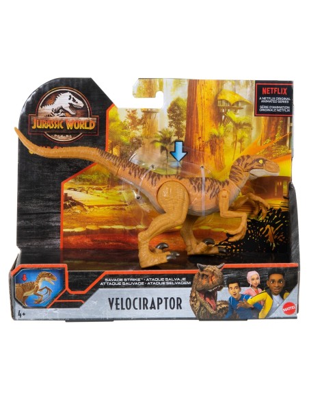 Jurassic World-Velociraptor wild attack ROCGCR54/HBX32 Mattel | Futurartshop.com