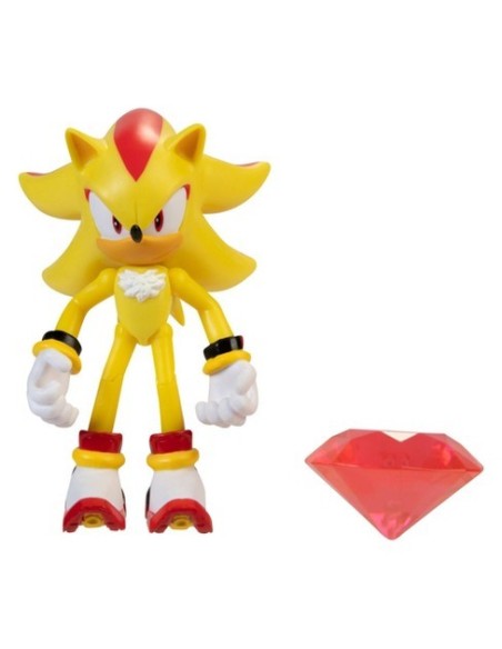 Sonic The Hedgehog - Personaggio Super Shadow con Chaos Emerald rosso JAK40700 Jakks Pacific | Futurartshop.com