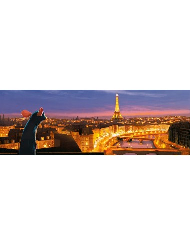Puzzle 1000 pezzi Disney ratatouille con panorama OLT39487 Clementoni | Futurartshop.com