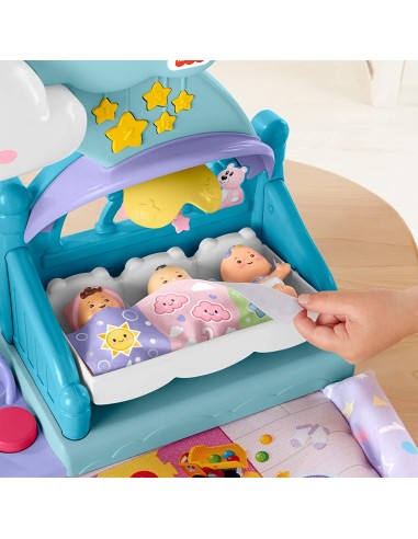 Fisher-Price Little People 1-2-3 bedroom lights and cuddles OLTGRW93 Mattel | Futurartshop.com