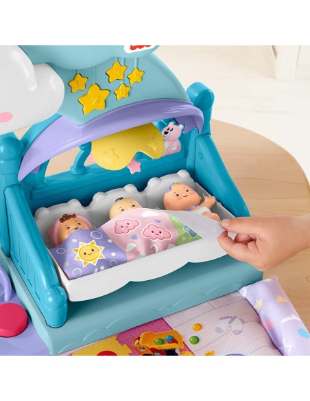 Fisher-Price Little People 1-2-3 bedroom lights and cuddles OLTGRW93 Mattel | Futurartshop.com