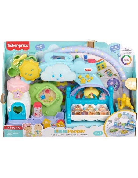 Fisher-Price Little People 1-2-3 bedroom lights and cuddles OLTGRW93 Mattel | Futurartshop.com