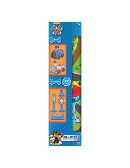 Paw Patrol soft carpet with 2 vehicles and accessories OLT67512B Futurart | Futurartshop.com