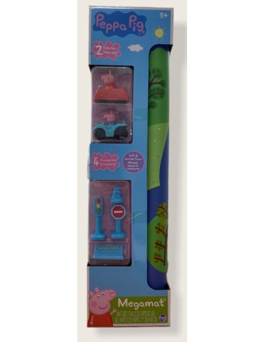 Peppa Pig soft carpet with 2 vehicles and accessories OLT68000B Futurart | Futurartshop.com
