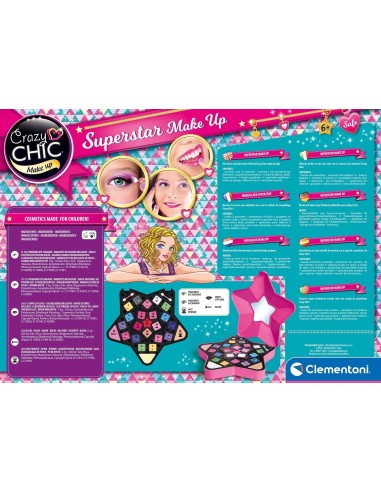 Crazy Chic Super Star Make up CLE18604 Clementoni | Futurartshop.com