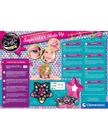 Crazy Chic Super Star Make up CLE18604 Clementoni | Futurartshop.com