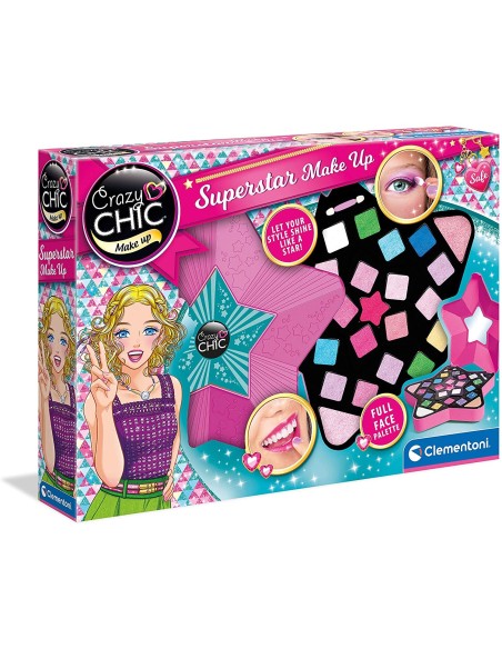 Crazy Chic Super Star Make up CLE18604 Clementoni | Futurartshop.com