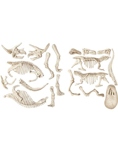 Science and Archeogame playing T-rex and Triceratops CLE13984 Clementoni | Futurartshop.com