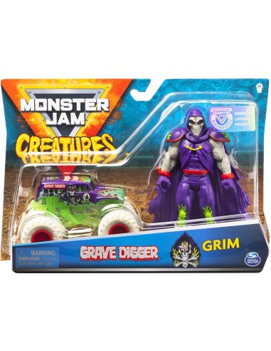 Monster Jam Creatures - Grave Digger con Grim OLT20121072 Spin master | Futurartshop.com