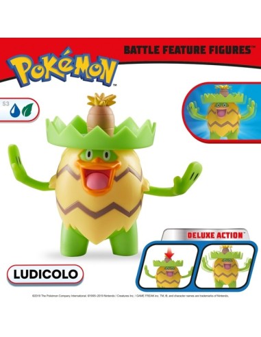 Pokemon-Ludicolo Deluxe Action GIOPKE15000/3 Giochi Preziosi | Futurartshop.com