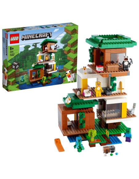 Lego Minecraft 21174-the modern treehouse LEG6332824 Lego | Futurartshop.com