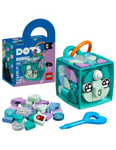 Lego Dots 41923-bag tag Narwhal LEG6333164 Lego | Futurartshop.com