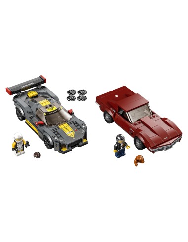 Lego Speed Champions 76903-Chevrolet Corvette C8.R e 1968 LEG6332470 Lego | Futurartshop.com