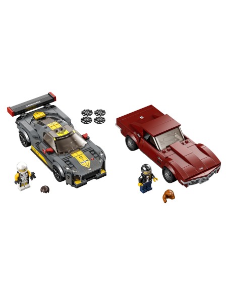 Lego Speed Champions 76903-Chevrolet Corvette C8.R e 1968 LEG6332470 Lego | Futurartshop.com
