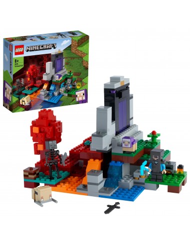 Lego Minecraft 21172-den förstörda portalen LEG6332820 Lego- Futurartshop.com
