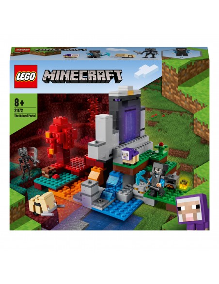 Lego Minecraft 21172-den förstörda portalen LEG6332820 Lego- Futurartshop.com