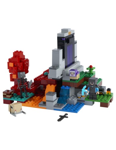 Lego Minecraft 21172-the ruined portal LEG6332820 Lego | Futurartshop.com