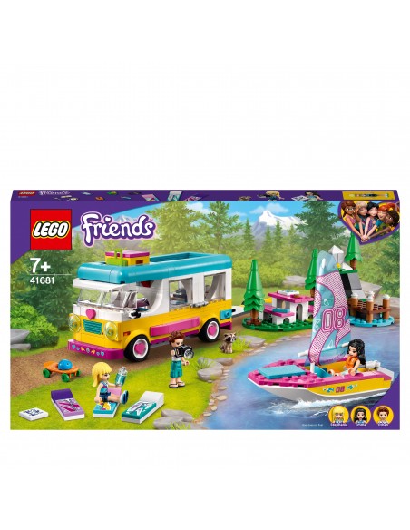 Lego Friends 41681-Autocaravana en el bosque con velero LEG6333568 Lego- Futurartshop.com