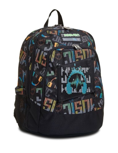 Advanced Musicbrighting backpack black SEV201002190-899 Seven | Futurartshop.com