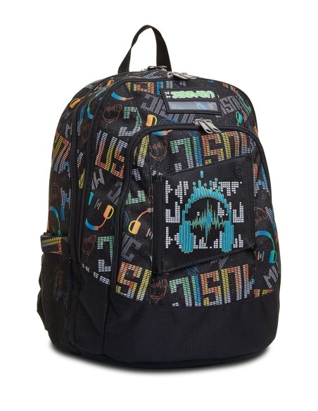 Advanced Musicbrighting backpack black SEV201002190-899 Seven | Futurartshop.com
