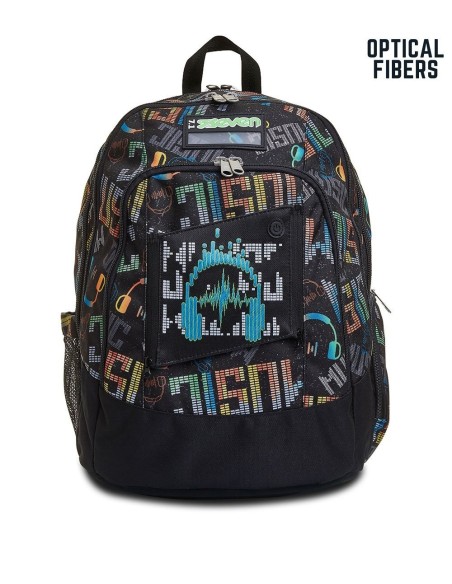Advanced Musicbrighting backpack black SEV201002190-899 Seven | Futurartshop.com