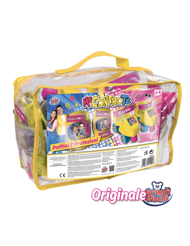 Me Contro Te - Set Pattini e Ginocchiere GRAMEU07000 Grandi giochi | Futurartshop.com
