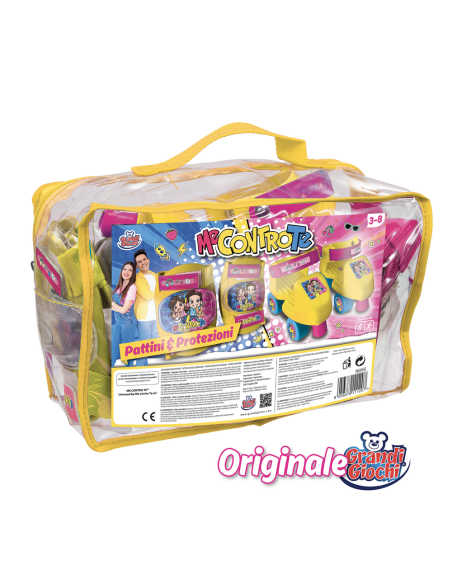 Me Contro Te - Set Pattini e Ginocchiere GRAMEU07000 Grandi giochi | Futurartshop.com