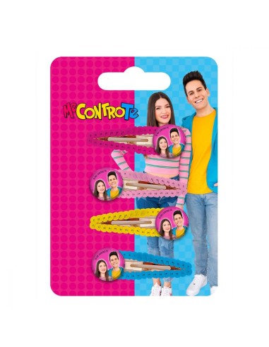 Me Contro Te - Set 4 fermagli per capelli paillettes CORJ02141 MC Coriex | Futurartshop.com