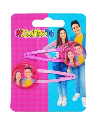 Me Contro Te - Set 2 fermagli con charms CORJ01678 MC Coriex | Futurartshop.com