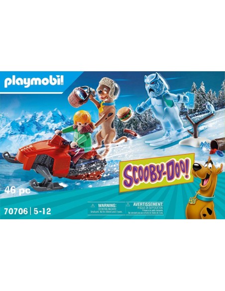 PlayMobil Scooby-Doo 70706-Ucieczka z śnieżnego ducha PLA70706 Playmobil- Futurartshop.com
