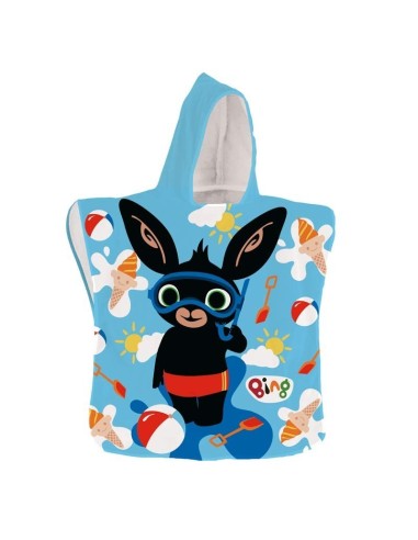 Bing blue Poncho towel CORQ00796 MC Coriex | Futurartshop.com