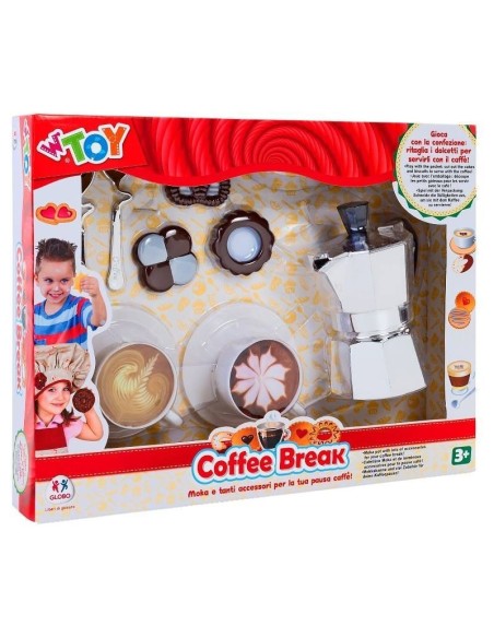 Coffee break Set with mocha and accessories GLO37778 Globo | Futurartshop.com
