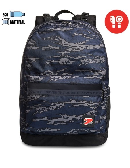 Zaino Reversibile Digital Touch Boy blu scuro SEV201002182-2 Seven | Futurartshop.com