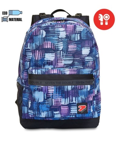 Zaino Reversibile Digital Touch Girl blu SEV201002181-1 Seven | Futurartshop.com