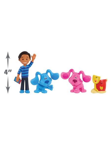 Blue's Clues e you - Set 4 Personaggi GIOBLU04000 Giochi Preziosi | Futurartshop.com
