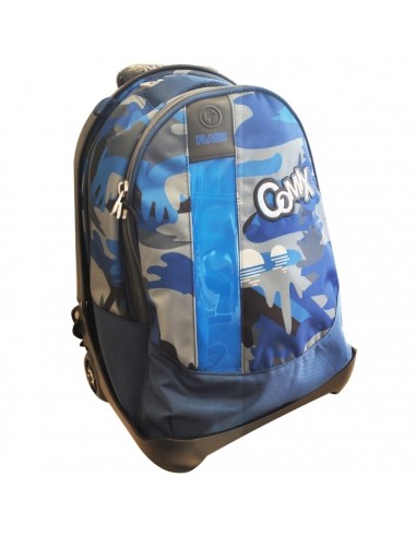 Comix Zaino Trolley organizzato staccabile flash-blu scuro PAN63366-3 Panini | Futurartshop.com