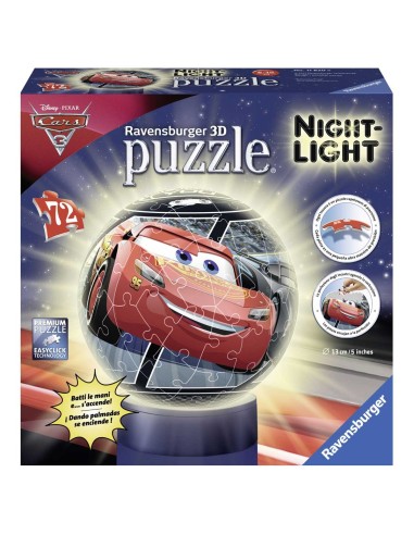 Cars 3 Puzzle 3D Lamp 72 pieces GIO118205 Ravensburger | Futurartshop.com