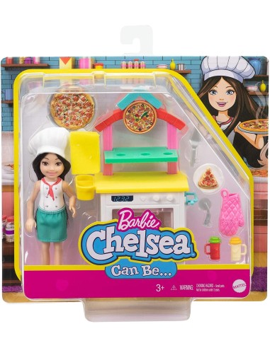 Barbie Chelsea can be Pizza Chef PlaySet MATGTR88/GTN63 Mattel | Futurartshop.com