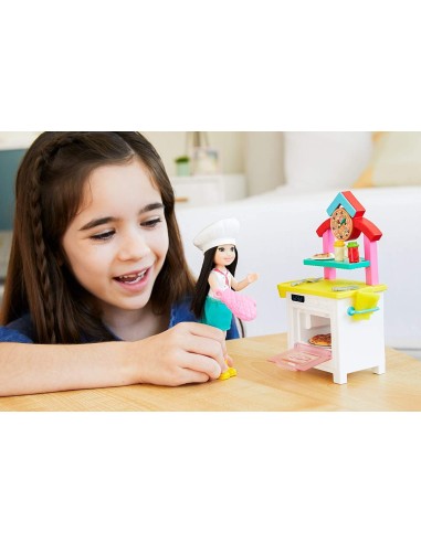 Barbie Chelsea can be Pizza Chef PlaySet MATGTR88/GTN63 Mattel | Futurartshop.com
