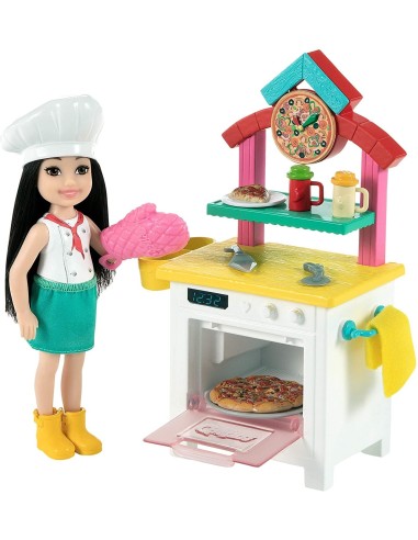 Barbie Chelsea can be Pizza Chef PlaySet MATGTR88/GTN63 Mattel | Futurartshop.com