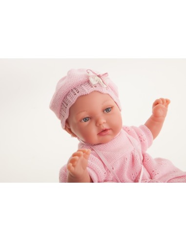 Bambolotto Reborn Peke Baby Pose rosa KRE17089 Antonio Juan | Futurartshop.com