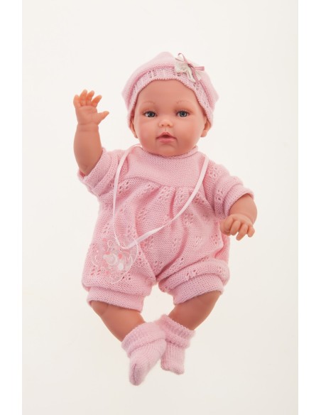 Bambolotto Reborn Peke Baby Pose rosa KRE17089 Antonio Juan | Futurartshop.com
