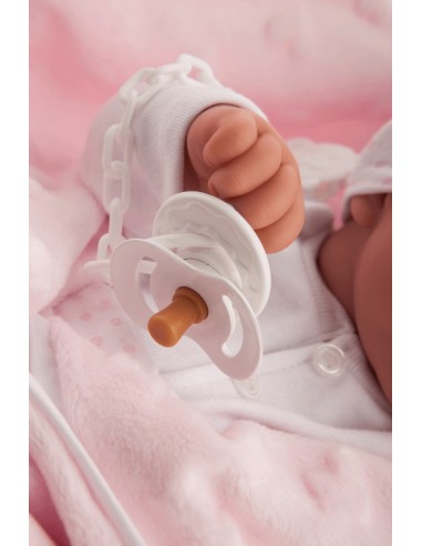 Bambolotto Reborn Carla con copertina rosa KRE50020 Antonio Juan | Futurartshop.com