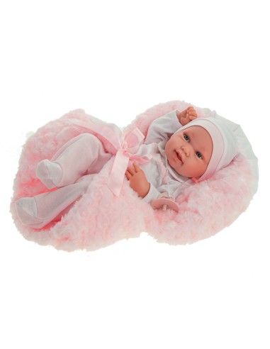 Bambolotto Reborn Pipa competo rosa KRE50006 Antonio Juan | Futurartshop.com