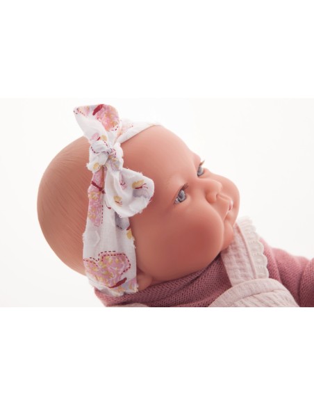 Reborn baby Nica with pink sack KRE50155 Antonio Juan | Futurartshop.com
